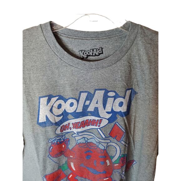 Kool-Aid Heather Gray Kool Aid Man Tee, Large - Picture 2 of 5